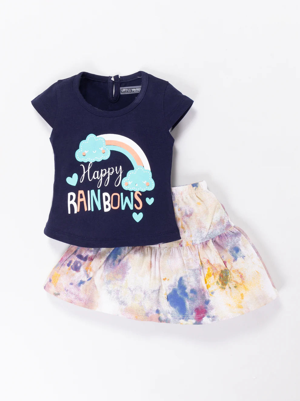 Cotton Top & Skirt Set