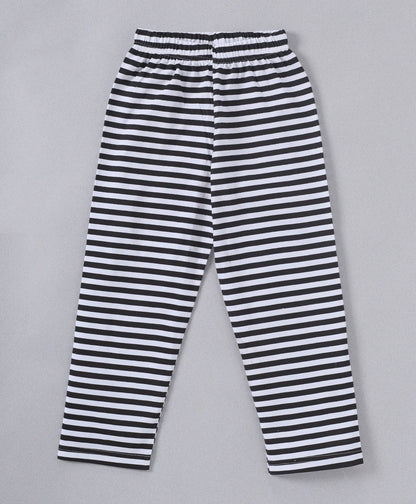 Yellow Tiger Printed Cotton Night Suit