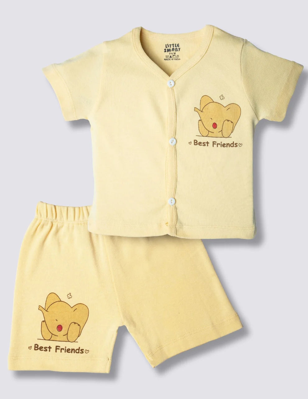 Cotton Baby Boys Jhabla Set