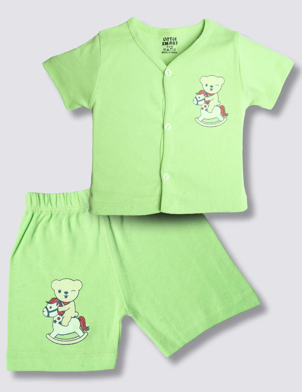 Cotton Baby Boys Jhabla Set