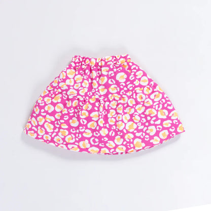 Cotton Top & Skirt Set