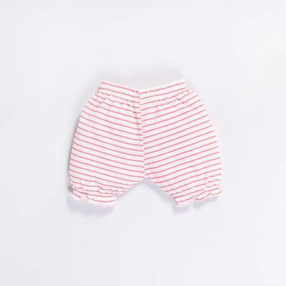 Cotton Printed Frock & Hot Pant Set